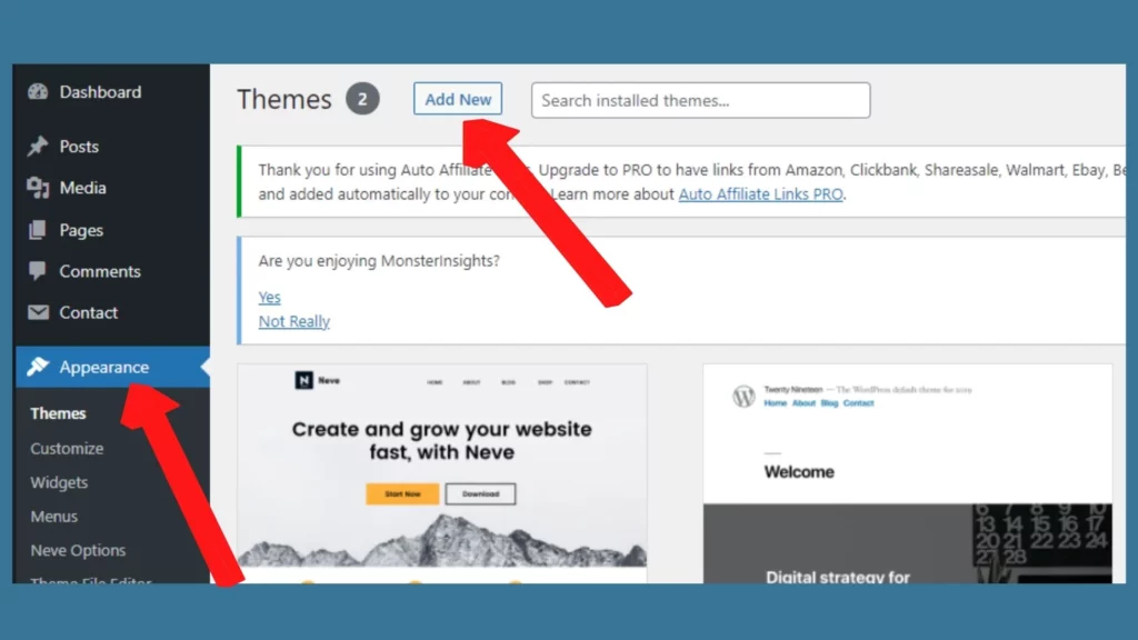 how to choose and install WordPress theme